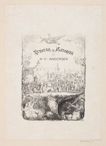 Título intermediário No. 2 para H.C. Andersen, "Contos de fadas e histórias", Volume 1 de H.P. Hansen