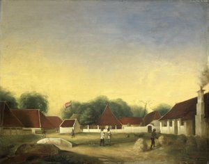 Uma fábrica de açúcar de H.Th. Hesselaar