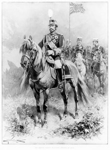 Sua Majestade Imperial Mutsuhito, Imperador do Japão (1852-1912) de The Illustrated London News, 16 de janeiro de 1904 de H.W. Koekkoek