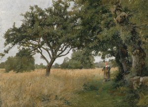 Paisagem da Bretanha de H. Bolton Jones