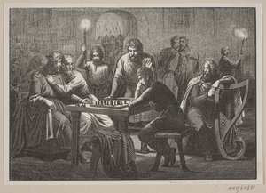 Ilustração para a História da Dinamarca de Fabricius. de H. C. Henneberg