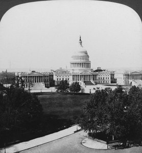 O Capitólio, Washington, DC, EUA, 1901.