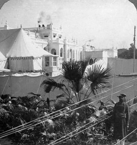 O acampamento dos imperadores-rei. Delhi, Índia, 1912.