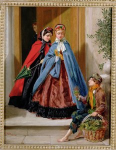 O vendedor de flores, 1862 de H. Hilt