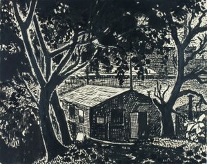 Sem título (Casa no bosque) de H. Lyman Sayen