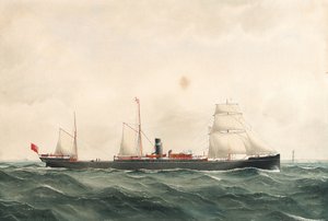 Navio a vapor "Manora de H. Percival
