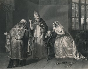 Rainha Elizabeth e o duque de York. Rei Ricardo III, c1870