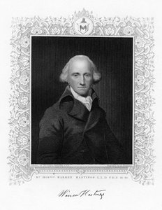 Warren Hastings, o primeiro governador geral da Índia britânica, século XIX.