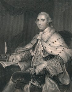 William Fitz-Maurice Petty, primeiro marquês de Lansdowne, c1766, início do século XIX. de H. Robinson