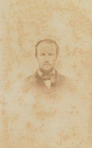 Carte-de-visit retrato de Harold M. White, 1860-1862. de H. S. Tousley