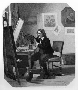 Cornelis Visscher, gravador holandês do século XVII, c1870