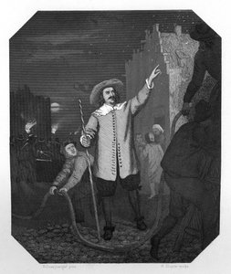 Jan van der Heyden, pintor, desenhista, gravador e inventor da época barroca holandesa, c1870