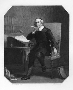 Joost van den Vondel, poeta e dramaturgo holandês do século XVII, c1870.
