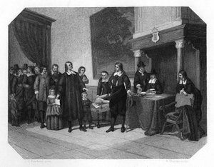 Recepção aos protestantes franceses em Amsterdã, final do século XVII c1870