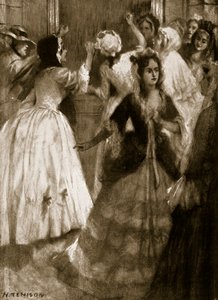 Senhoras clamando por admissão à Câmara dos Lordes, 1758, ilustração de Hutchinsons História da nação britânica, c.1923 de H. Tenison