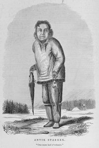 Anvik Stareek ou &39;One More Leaf of Tobacco&39;, de &39;Alaska and its Resources&39;, de William H. Dall, gravada por John Andrew, pub. 1870