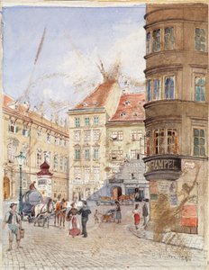 A Judenplatz em Viena de H. Winter