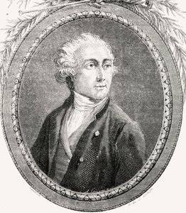 Antoine Laurent Lavoisier, gravado por Pannemaker-Ligny, de "História da Revolução Francesa" por Louis Blanc (1811-82) de H. de la Charlerie