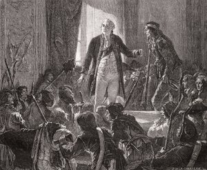 Rei Luís XVI (1754-93) Bebe para a saúde da nação, 20 de junho de 1792