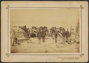 Secção da Bateria do Capitão Ashcroft, Napoleões de 12 libras, no 2º Paralelo.