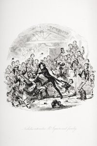Ilustração para o Nicholas Nickleby de Charles Dickens de Hablot Knight (1815 92) Browne