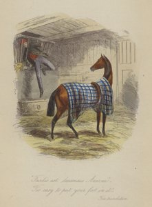 Ilustração para Lewis Arundel ou The Railroad of Life de Frank E Smedley (gravura colorida) de after Hablot Knight Browne
