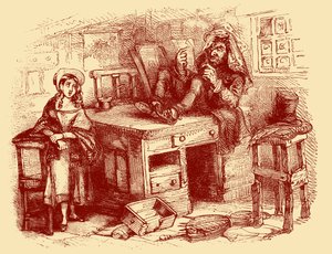 A &39;The Old Curiosity Shop&39; de Charles Dickens de Hablot Knight Browne