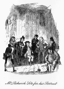"Os papéis Pickwick" - de Hablot Knight Browne