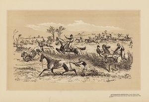 Tumbletown Steeple-Chase, n.º 10, Cara ou Coroa (gravura)