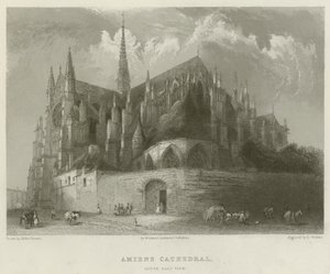 Catedral de Amiens, vista sudeste de Hablot Knight Browne
