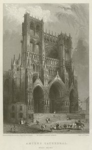 Catedral de Amiens, Frente Oeste de Hablot Knight Browne