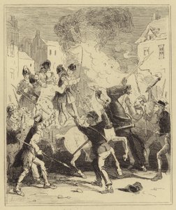 Tumultos de Birmingham de Hablot Knight Browne