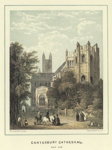 Catedral de Canterbury, east end de Hablot Knight Browne