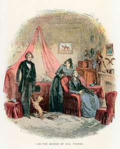 Ilustração para David Copperfield de Hablot Knight Browne