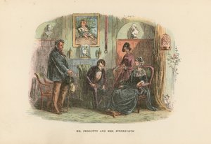 Ilustração para David Copperfield de Hablot Knight Browne