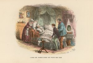 Ilustração para David Copperfield de Hablot Knight Browne
