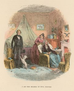 Ilustração para David Copperfield de Hablot Knight Browne