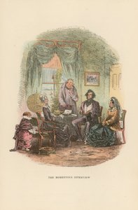 Ilustração para David Copperfield de Hablot Knight Browne