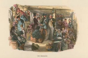 Ilustração para David Copperfield de Hablot Knight Browne