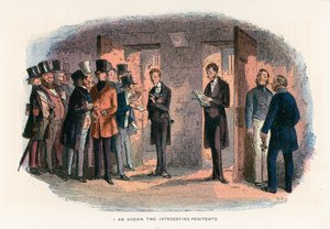 Ilustração para David Copperfield de Hablot Knight Browne