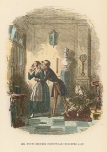 Ilustração para Dombey e filho de Hablot Knight Browne