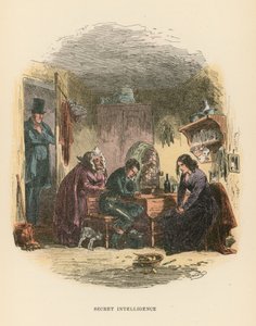 Ilustração para Dombey e filho de Hablot Knight Browne