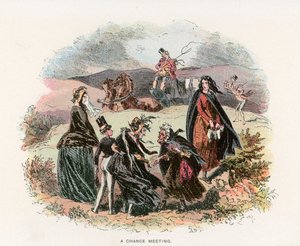 Ilustração para Dombey e filho de Hablot Knight Browne