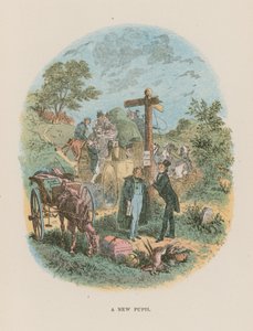 Ilustração para Martin Chuzzlewit de Hablot Knight Browne