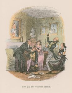 Ilustração para Martin Chuzzlewit de Hablot Knight Browne