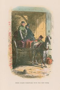 Ilustração para Martin Chuzzlewit de Hablot Knight Browne