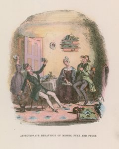 Ilustração para Nicholas Nickleby de Hablot Knight Browne
