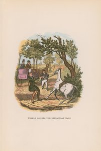 Ilustração para papéis de Pickwick de Hablot Knight Browne