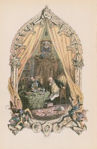 Ilustração para papéis de Pickwick de Hablot Knight Browne