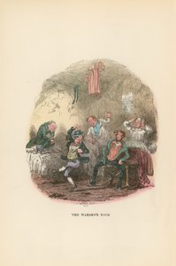 Ilustração para papéis de Pickwick de Hablot Knight Browne